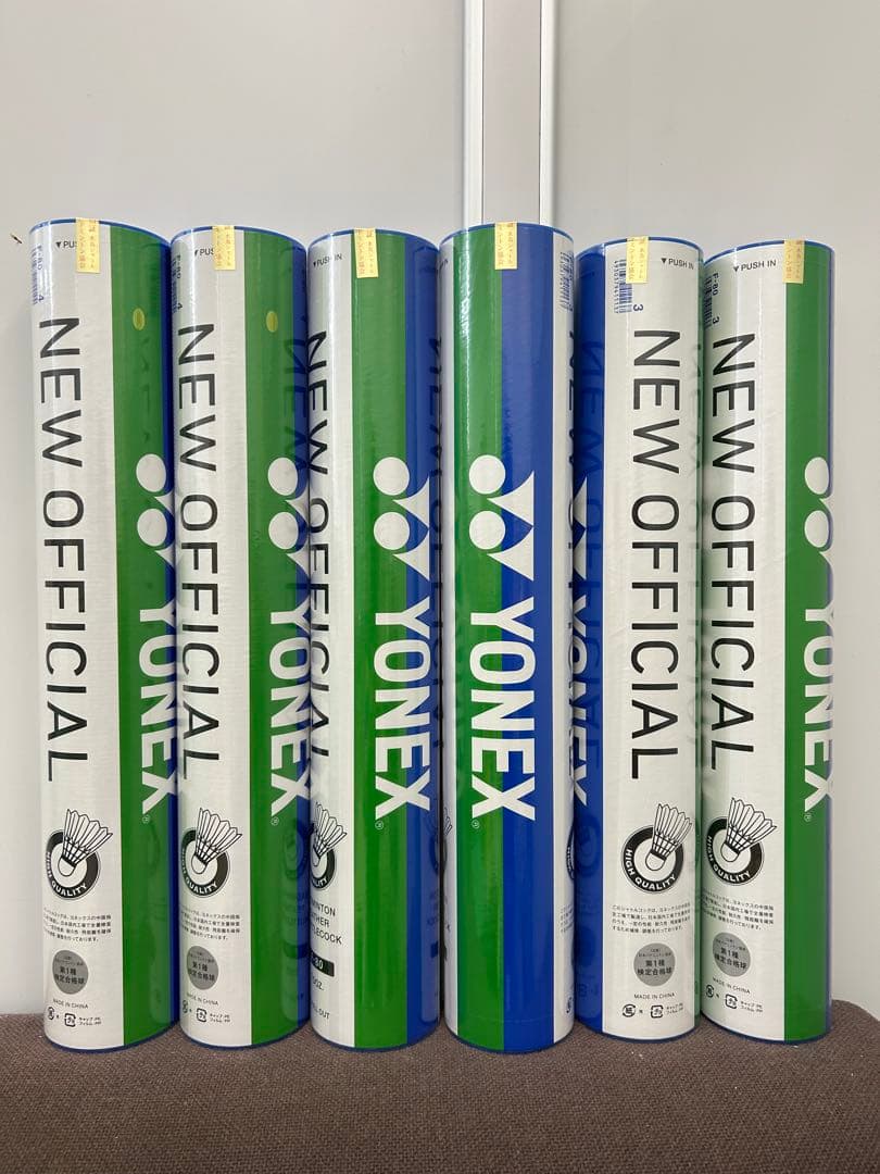 YONEX NEW OFFICIAL バドミントンシャトル 6本セット 未使用品 - メルカリ
