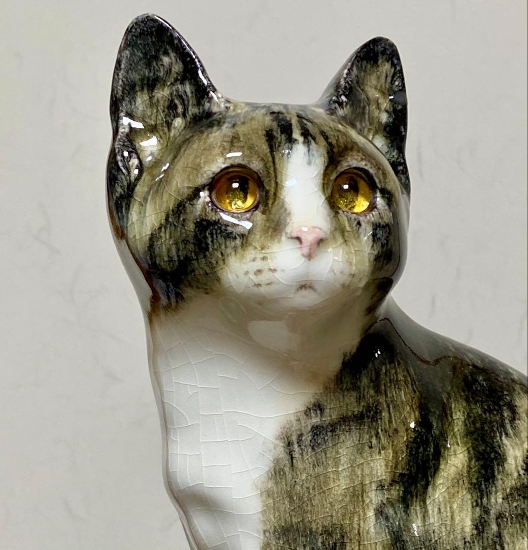 モデルNo.21　ウィンスタンレイキャット　初期作品　キジトラ猫　⚠️耳補修有り モデルNo.21 ウィンスタンレイキャット 初期作品 キジトラ猫 ⚠️耳