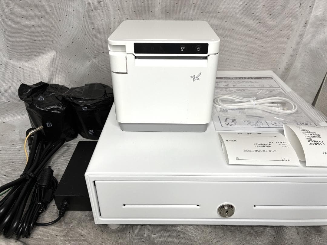 ■スター精密　サーマルプリンター＆ドロアー■MCP31LB　エアレジ対応 エアレジ対応 レシートプリンター ホワイト MCP31LB-WT-JP スター精密