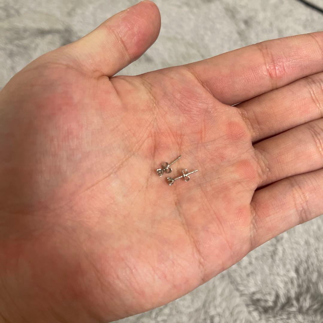 アヴァランチ ダイヤモンド 18K ホワイトゴールド ピアス 2.8mm