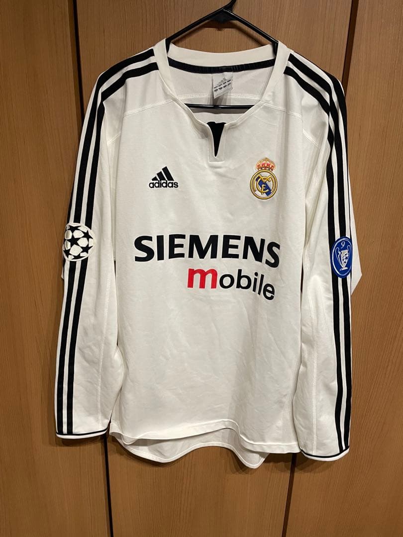 レアルマドリードユニフォーム03-04 CL仕様 adidas レアルマドリード 03/04 ユニフォーム ホーム 長袖