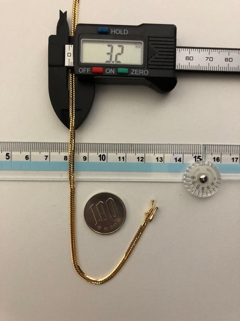 K18喜平アンクレット 12面トリプルカット 約25cmメンズ - メルカリ