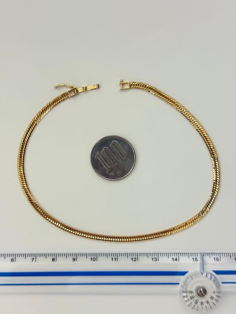 K18喜平アンクレット 12面トリプルカット 約25cmメンズ - メルカリ