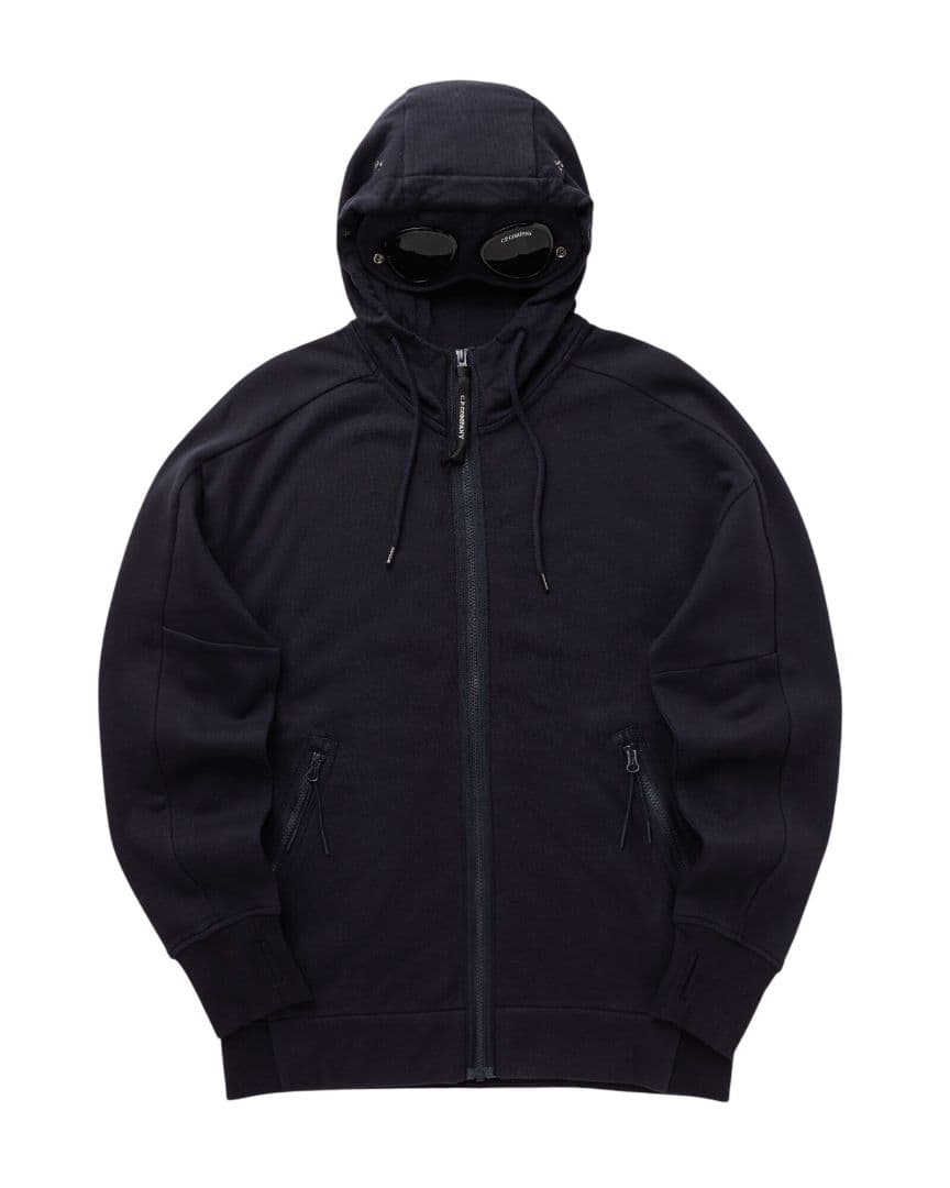 CP Company ブラック ゴーグル付きパーカー XL サイズ - メルカリ