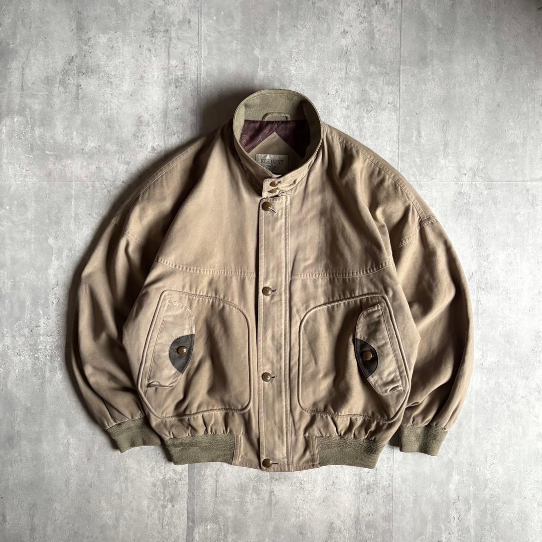 80s vintage】スイングトップ 裏地ペイズリー セパポケ 短丈 古着