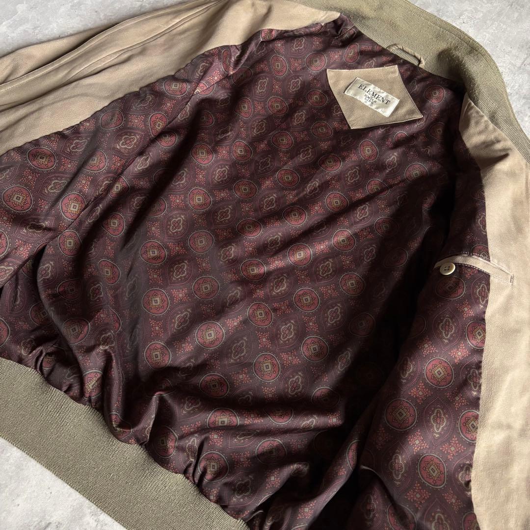 80s vintage】スイングトップ 裏地ペイズリー セパポケ 短丈 古着