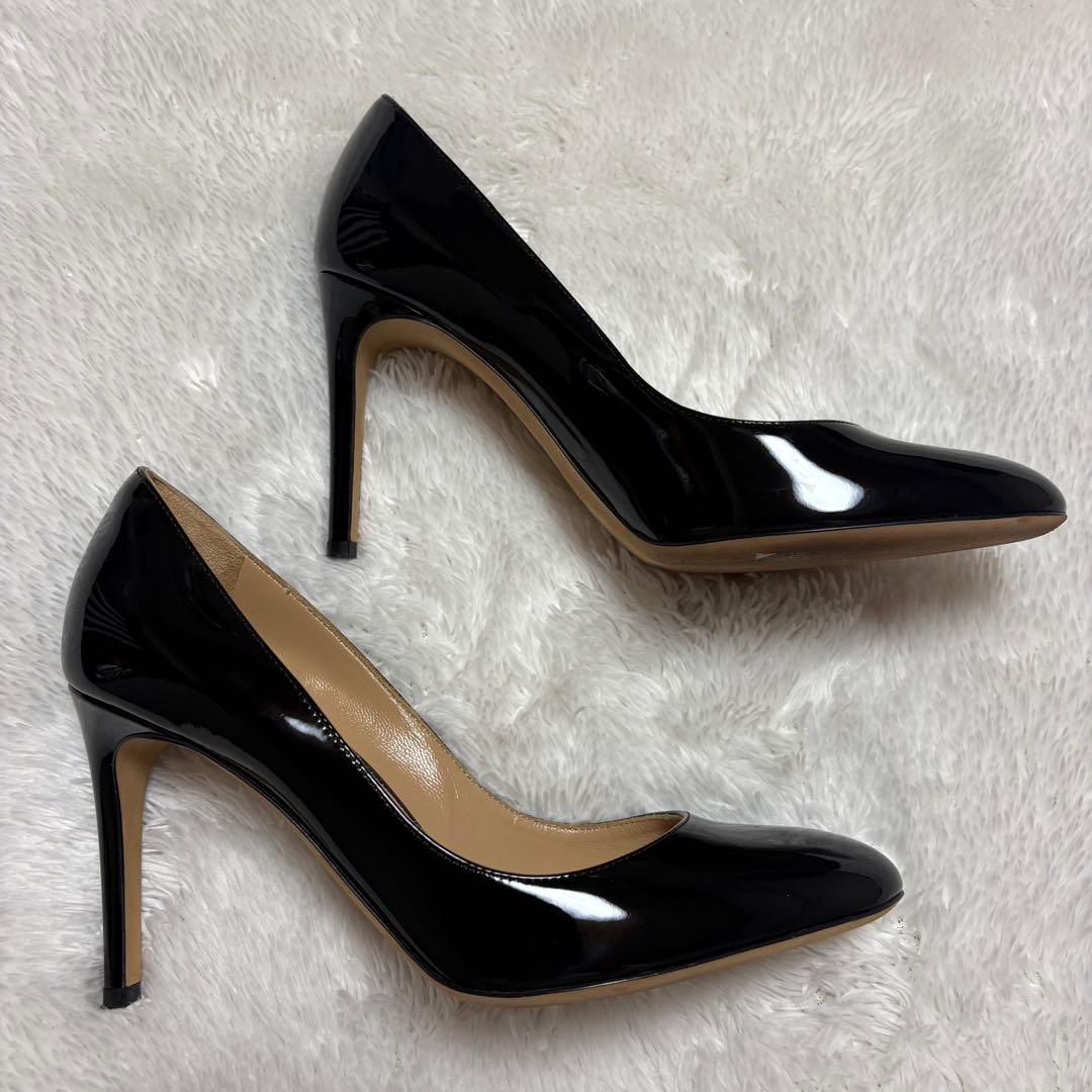 ✨極美品✨セルジオロッシ パンプス ハイヒール ブラック エナメル