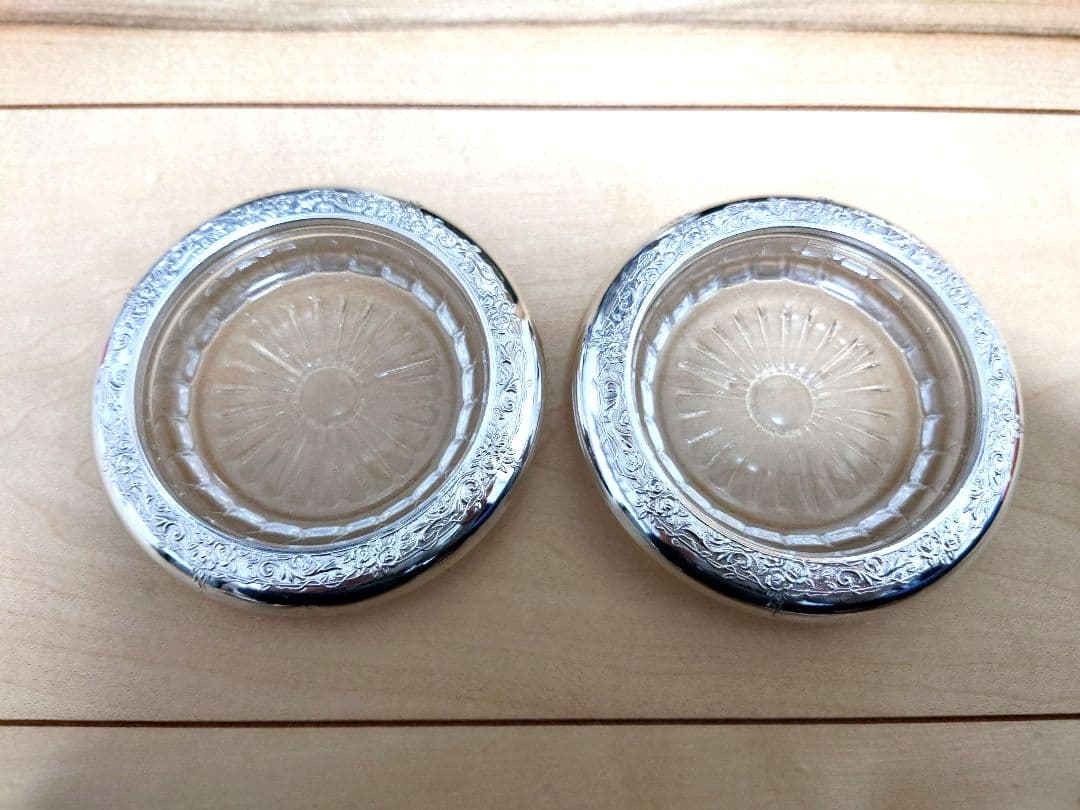 新品】純銀製♦️銀細工 純銀コースター 　SILVER 4個セット 2026年最新】銀製コースターの人気アイテム - メルカリ