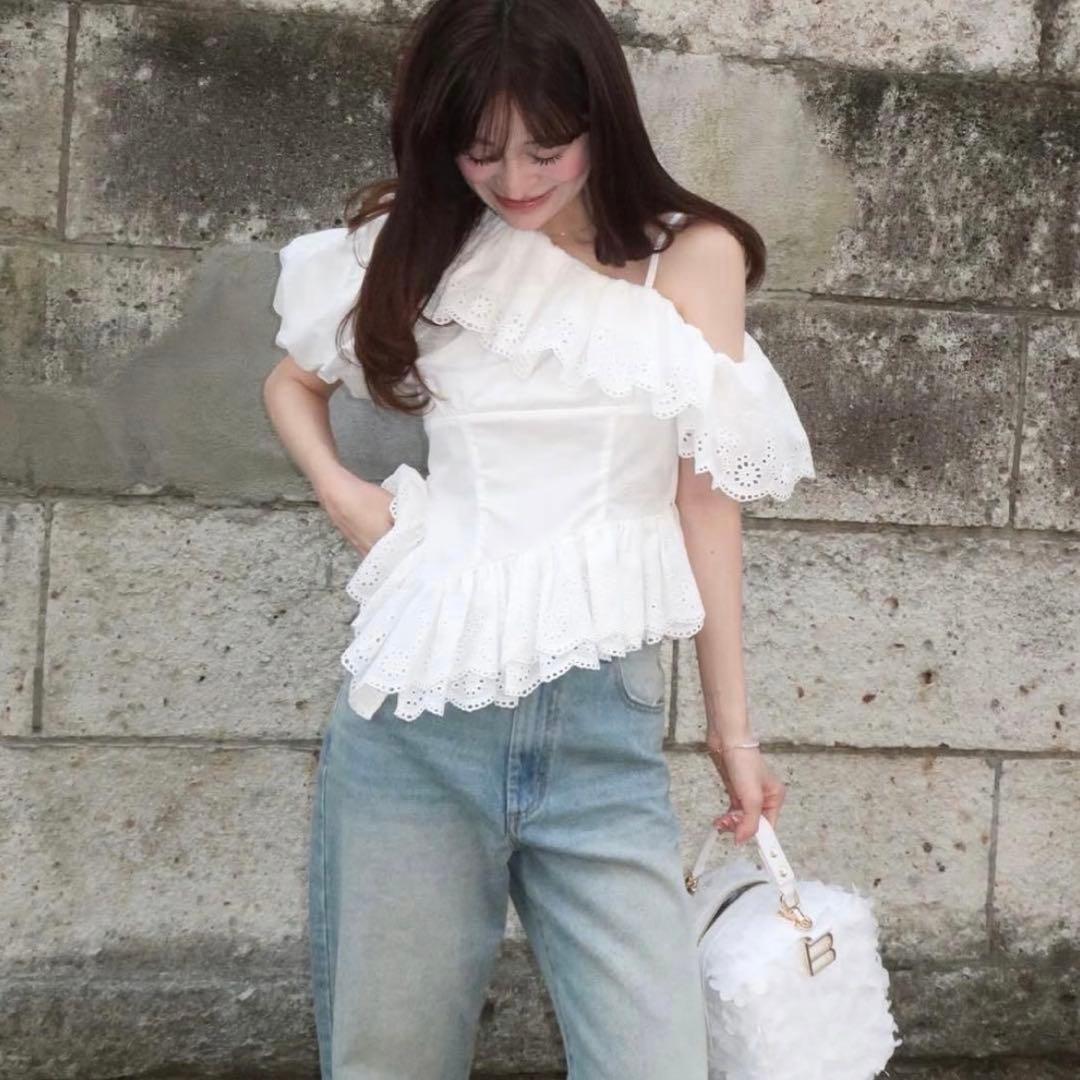 正規品】Bibiy COLENNE RUFFLE TOP - メルカリ