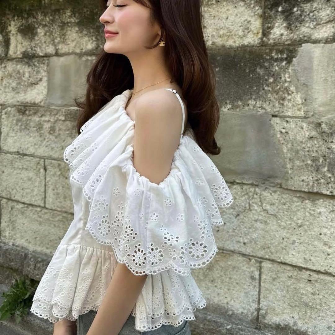 正規品】Bibiy COLENNE RUFFLE TOP - メルカリ