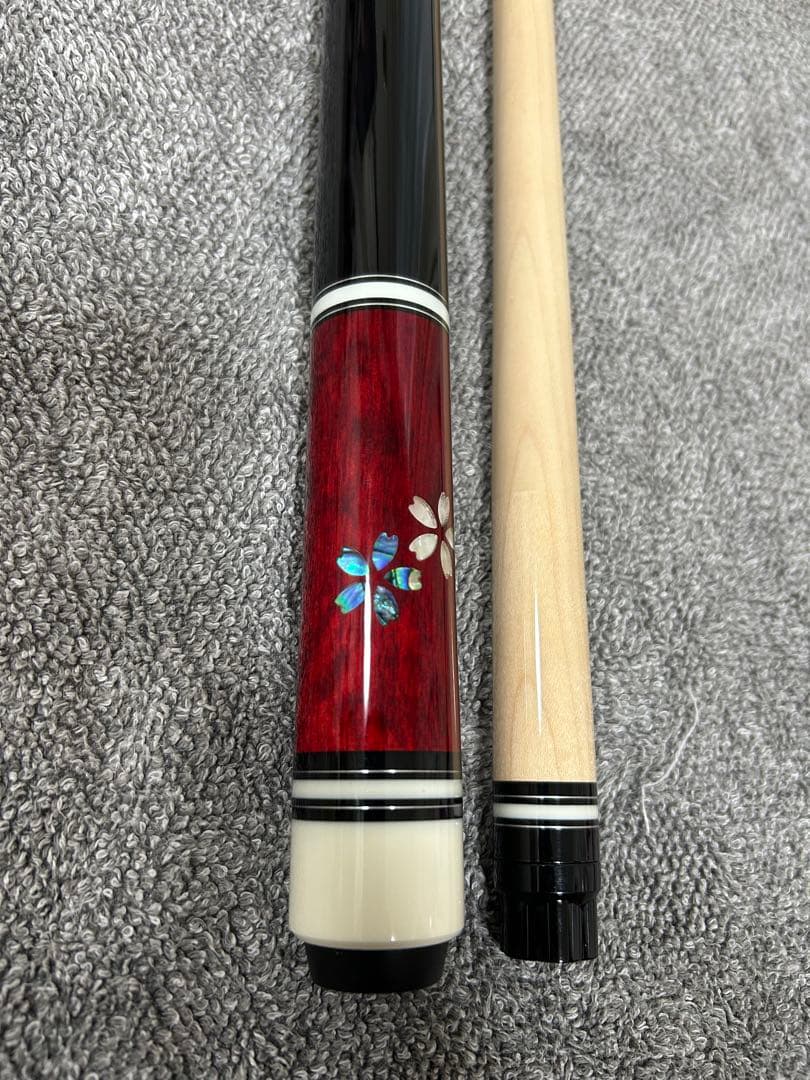即決価格‼️桜インレイ　ビリヤードキュー 即決価格‼️桜インレイ ビリヤードキュー ビリヤードキュー 桜インレイ