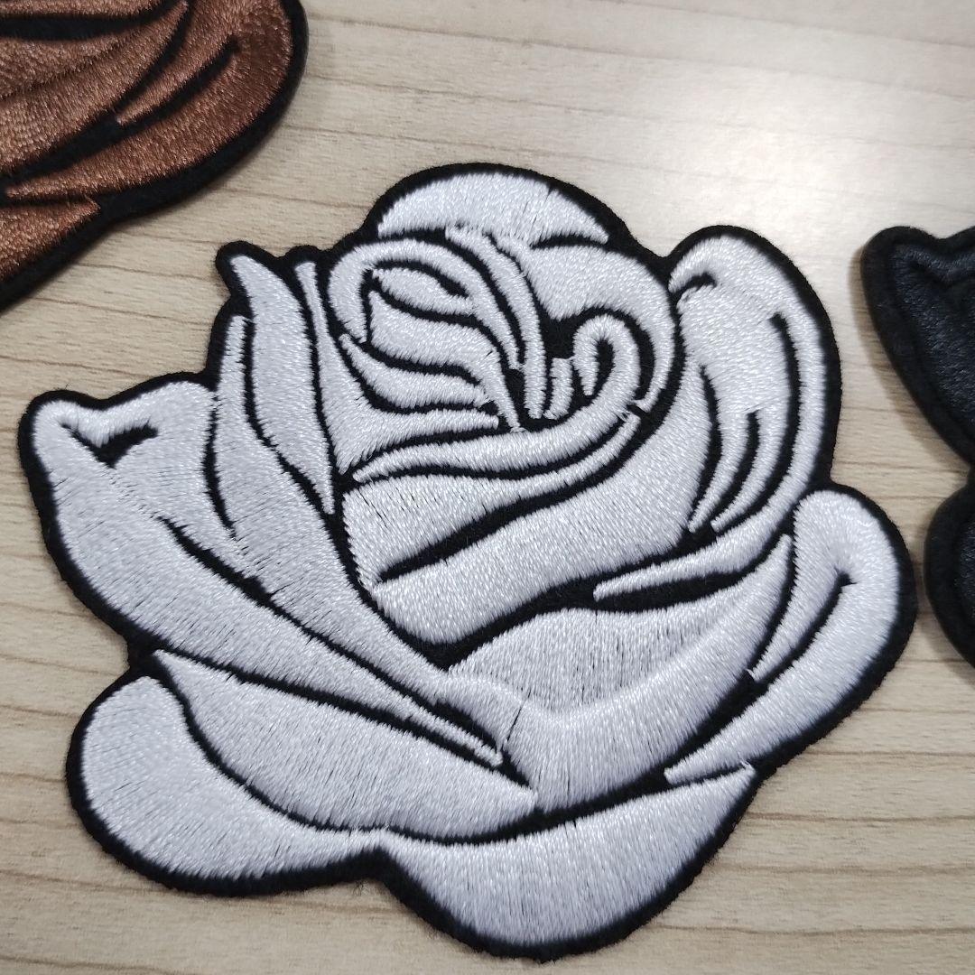 薔薇モチーフ バラパーツ バラアイロンワッペン 10枚 - メルカリ