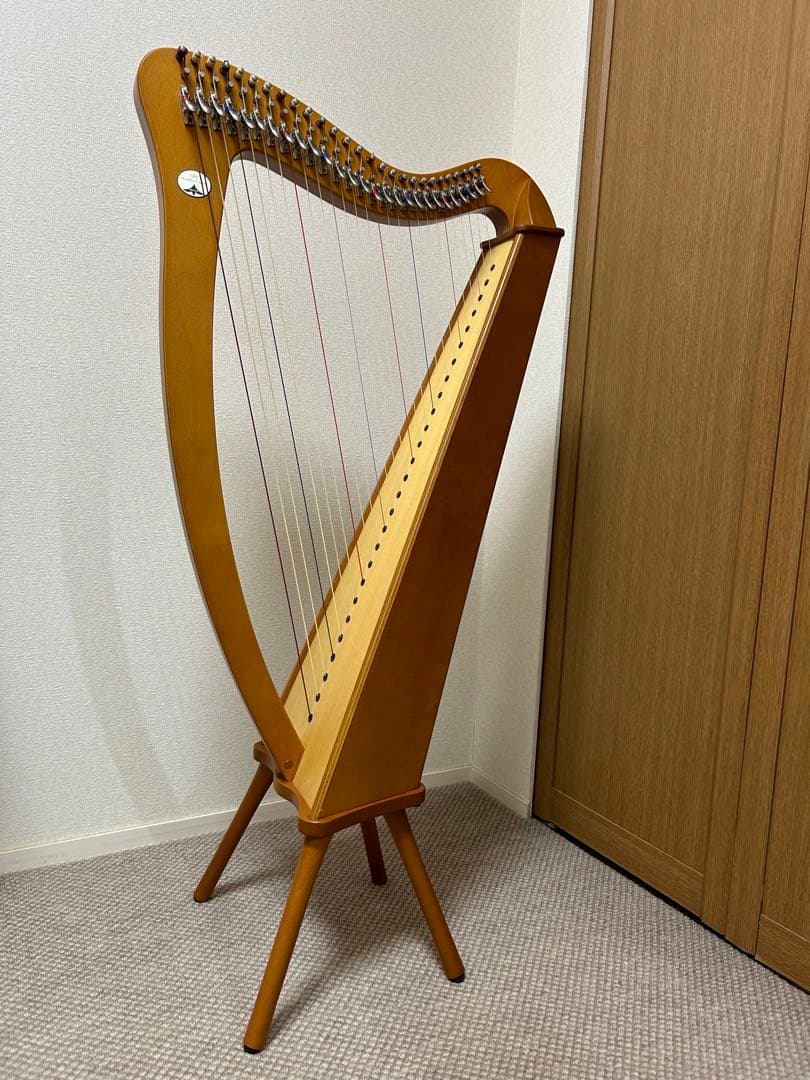 アイリッシュハープ カマック バルディック27弦（専用ケース込み