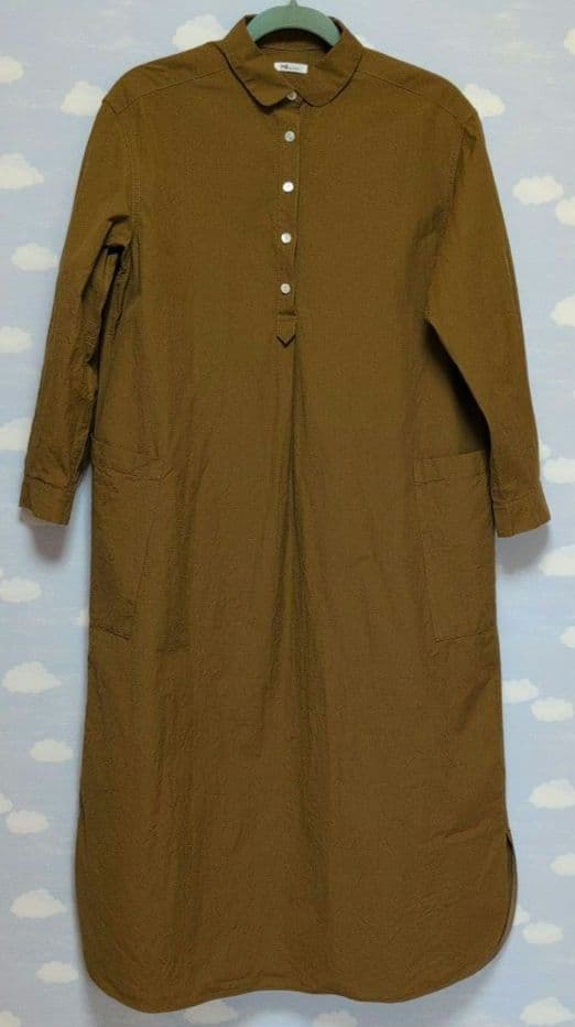 ハンドバイプール H&byPOOL 定番シャツワンピース/皆川明 イデー