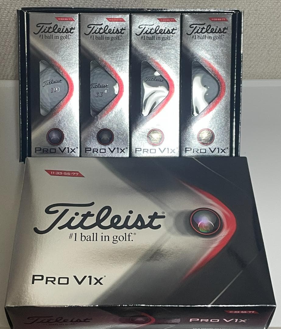 Titleist Pro V1X ゴルフボール 24個入り ダブルナンバー タイトリスト Titleist （オウンネームサービス）Pro V1 ボール