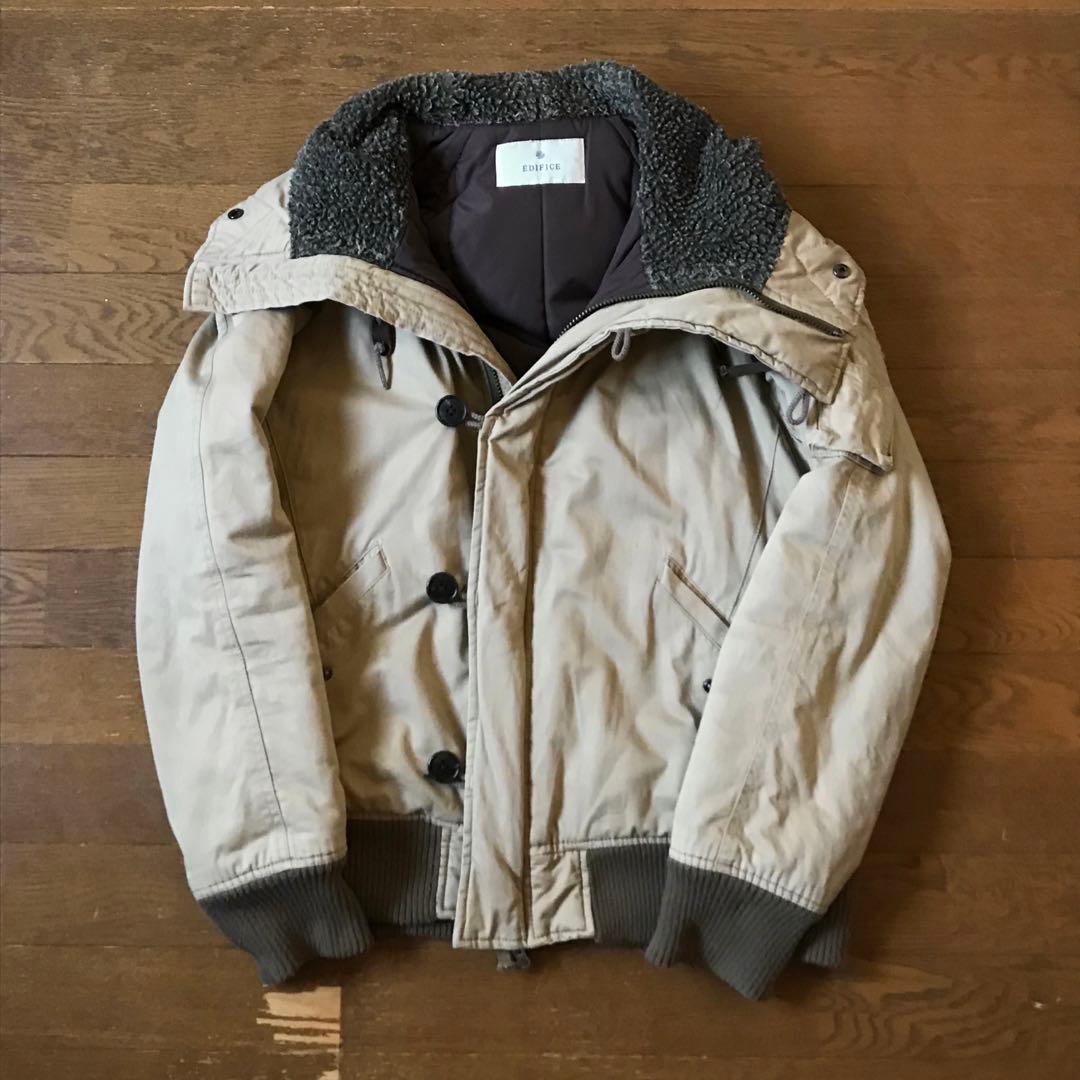 EDIFICE M size N-2B系, ミリタリージャケット - メルカリ
