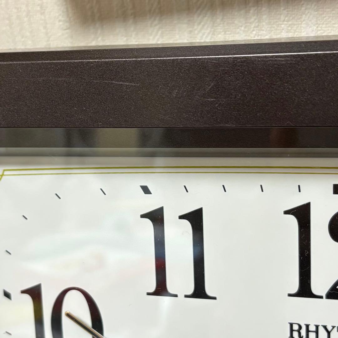 リズム時計 シチズン 電波掛け時計 ネムリーナM494R チャイム メロディ