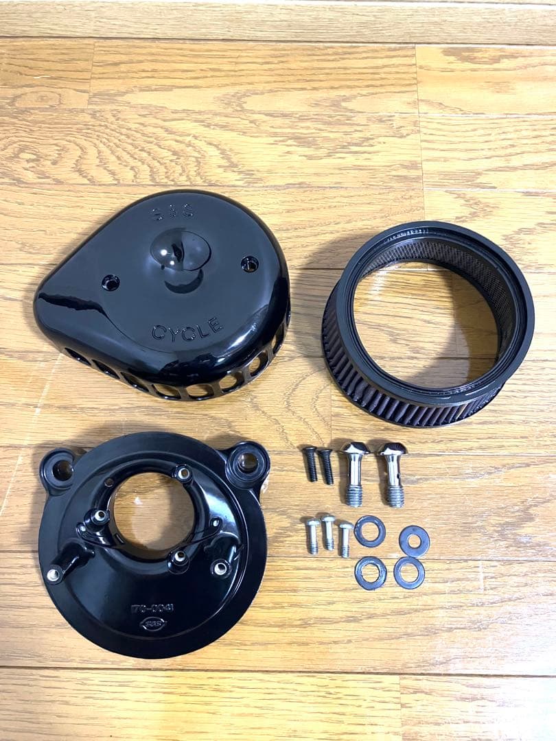 ハーレー　スポーツスター　S&S エアクリーナー　セット S＆S TEAR DROP エアクリーナーキット E,Gキャブ用 スポーツスター