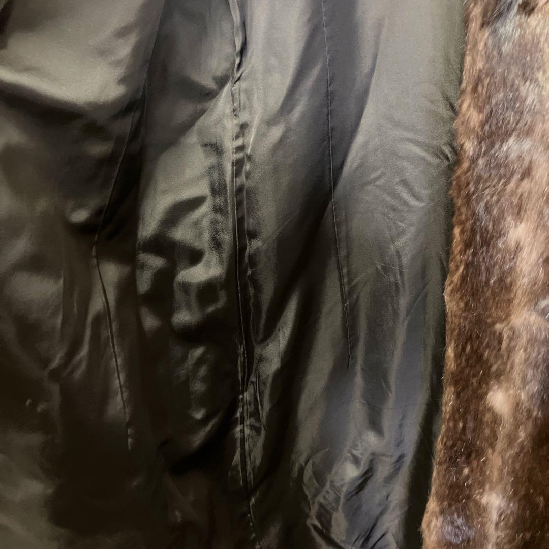 再値下げ 毛皮コート ロングコート ファーコート 上着 ヴィンテージ