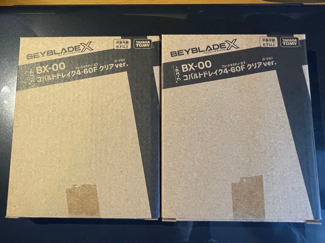 新品未開封　BX-00 コバルトドレイ4-60Fクリアバージョン（2個セット） コバルトドレイク4-60F クリアVer 新品未開封 ベイブレードX｜Yahoo