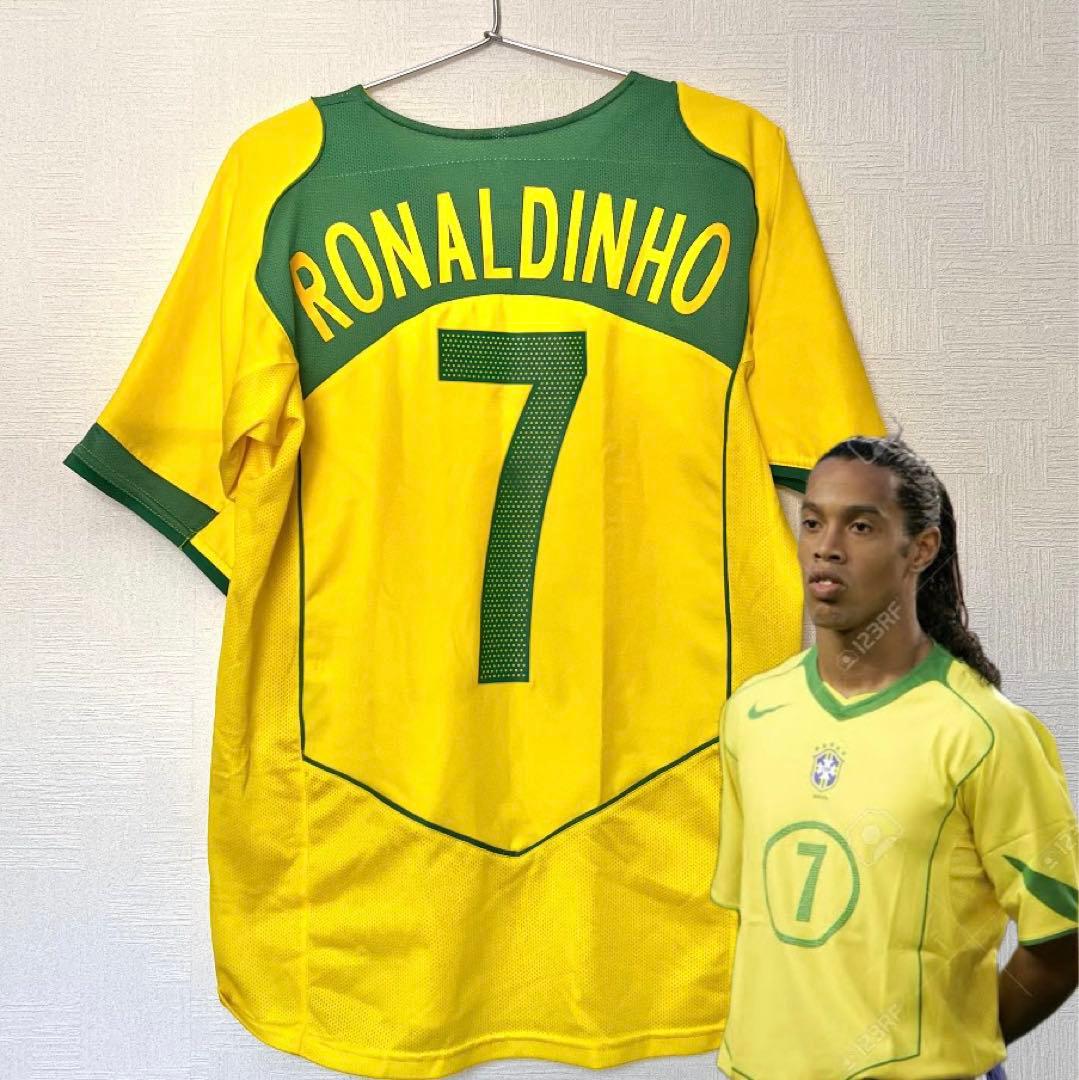 Nike ブラジル代表 04/05 ユニフォーム ロナウジーニョ - メルカリ