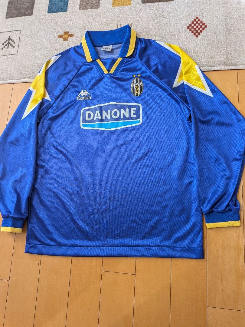 ヴィンテージユニフォーム長袖Kappa ユベントスアウェイDANONE Kappa ユベントス 94/95 ユニフォーム アウェイ 長袖 KF-0373 RYB 代表