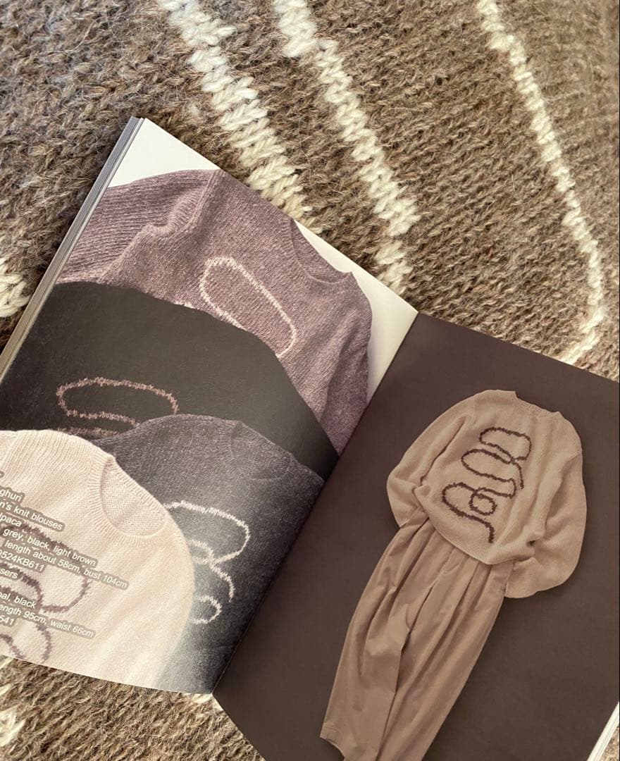 ババグーリ 手紬ぎアルパカお守りニット 2022冬 美品 ヨーガンレール