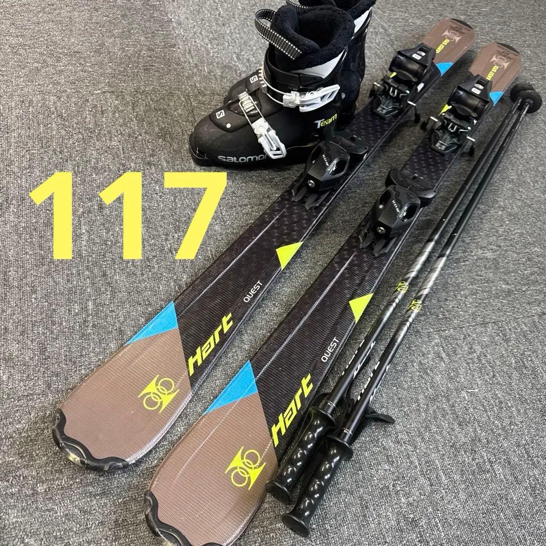 13 Hart ジュニアスキーセット ジュニアスキーセット Swallow 130cm hart 23-23.5cm - メルカリ
