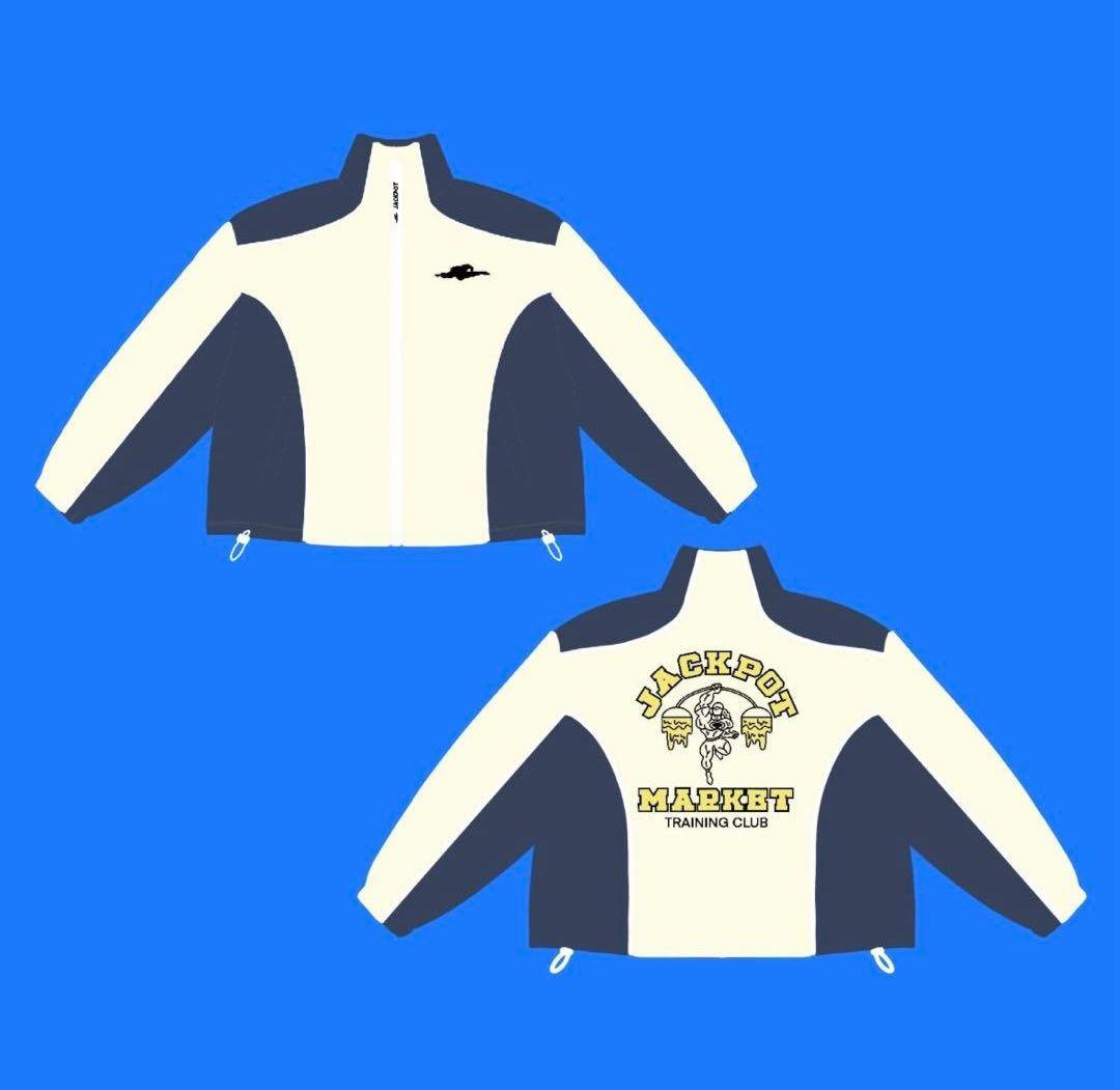 JACKPOT.MARKET レトロジムナイロンジャケット　ホワイト　L 極美品 レトロジムナイロンジャケット ホワイト | JACKPOT MARKET
