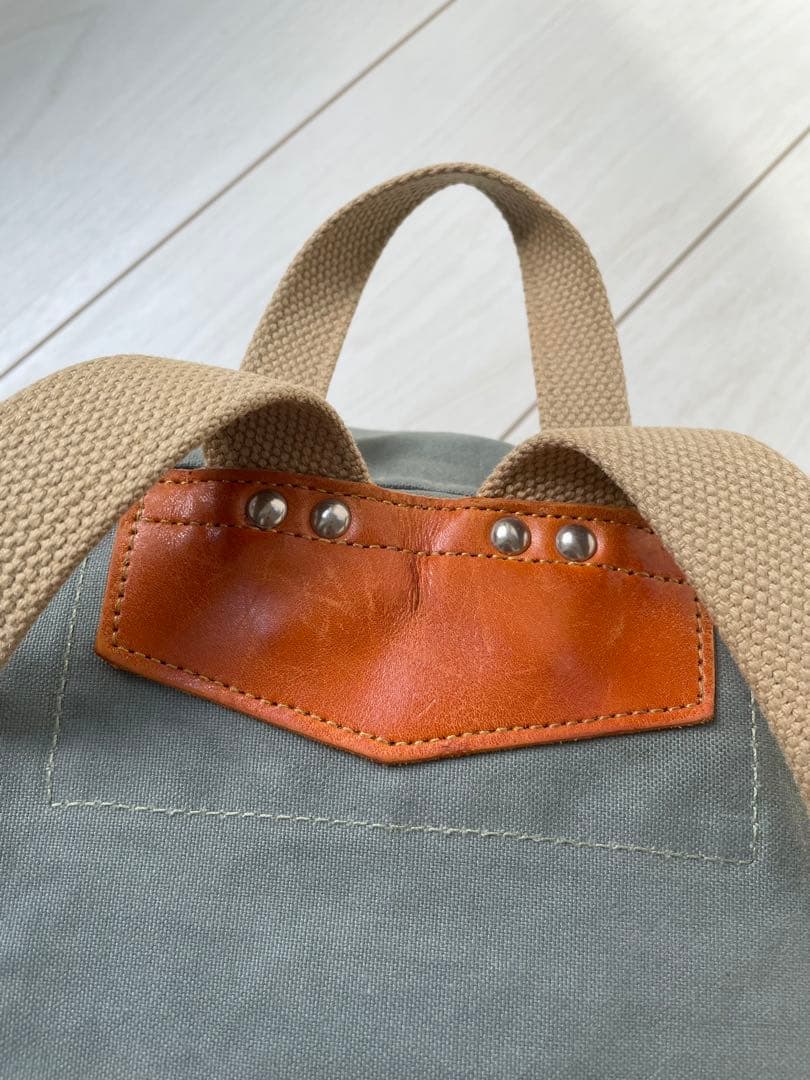 旧タグ 一澤帆布 キャンバス リュック バッグ イチザワハンプ 赤タグ