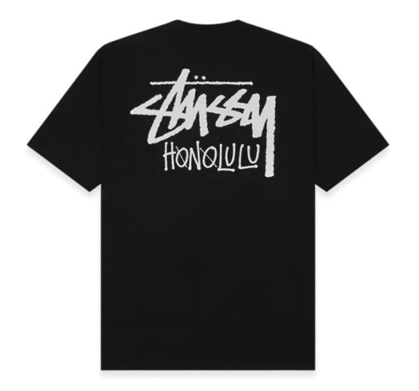 STUSSY ホノルル限定 ロゴTシャツ ブラック - メルカリ