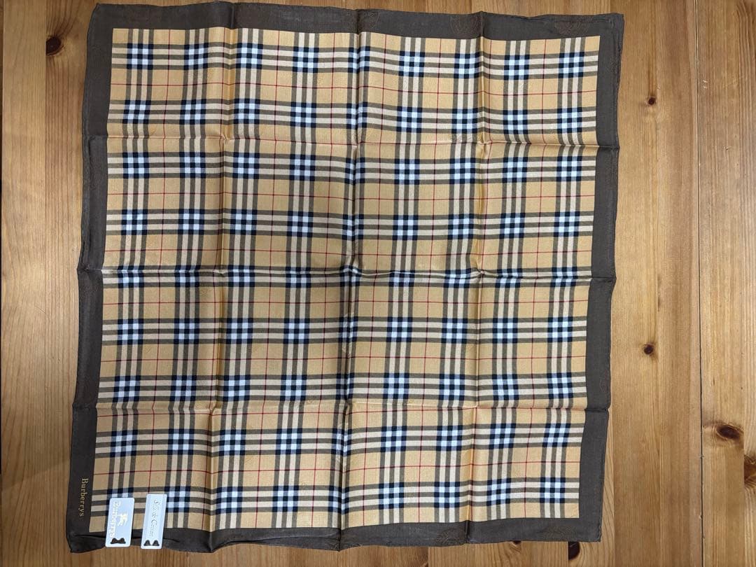 s*認様 Burberry's シルク＆コットン大判ハンカチ 4枚セット