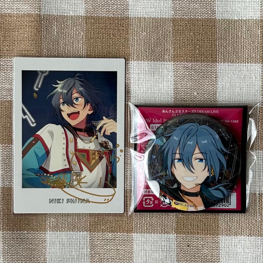 あんスタ 椎名ニキ 缶バッジ ぱしゃっつ - メルカリ