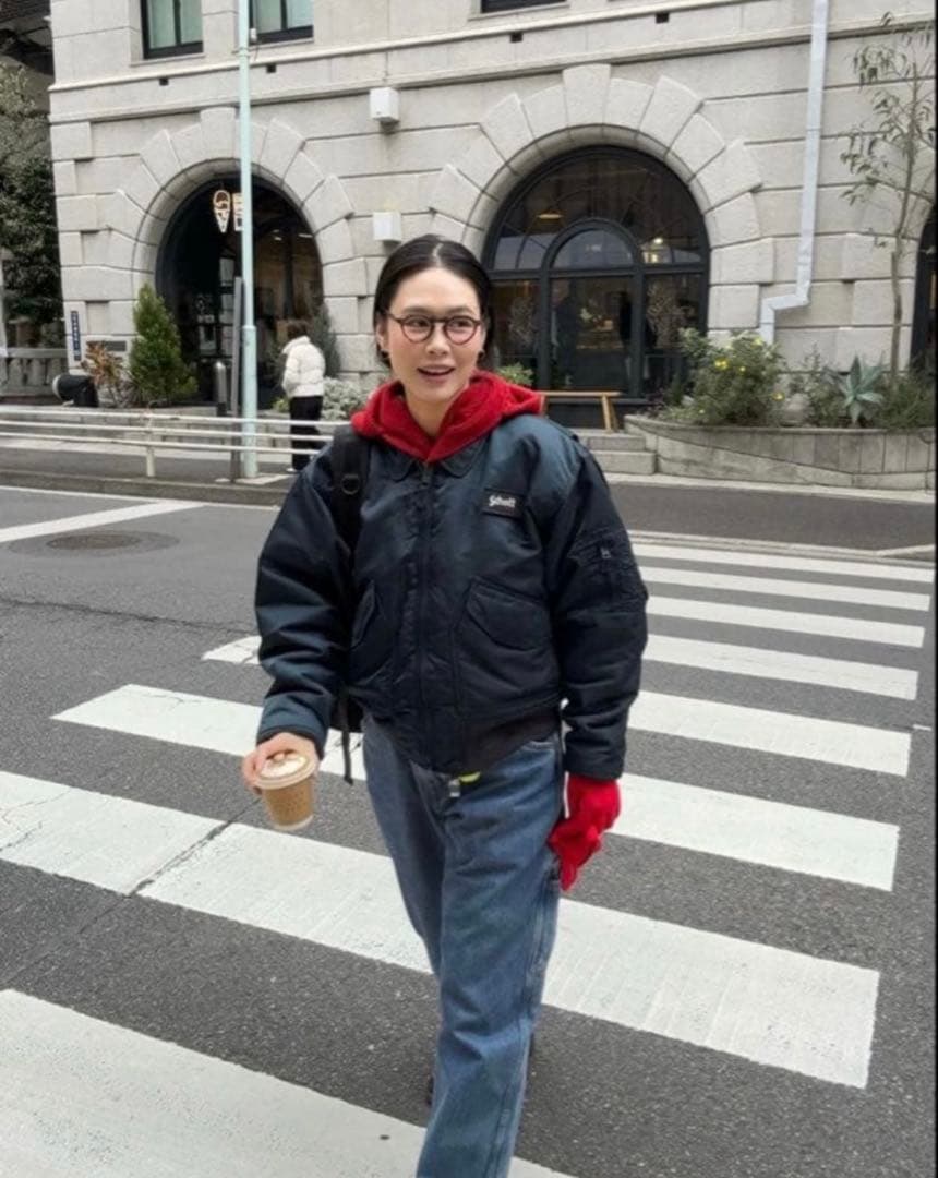 90s schott cwu-r フライトジャケットNavy Schott ショット CWU-R ミリタリー フライトジャケット メンズL 古着