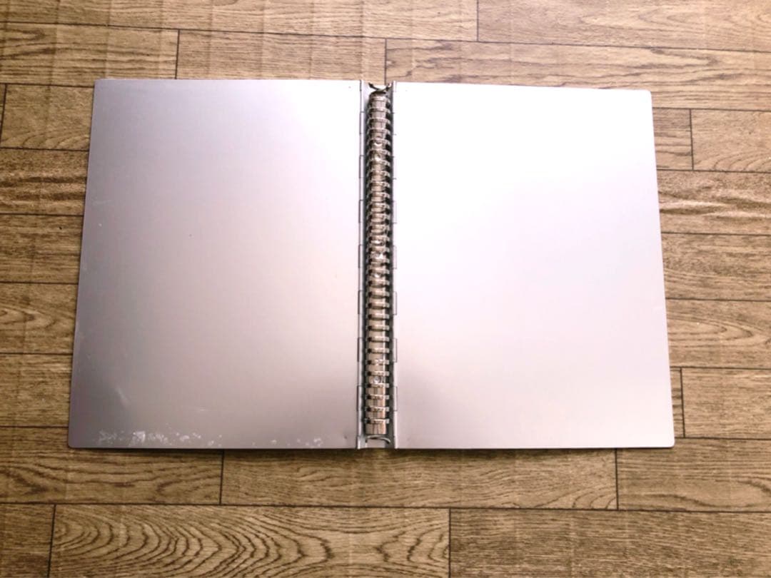 希少！！廃盤 無印良品 アルミ バインダー A4 30穴 - メルカリ