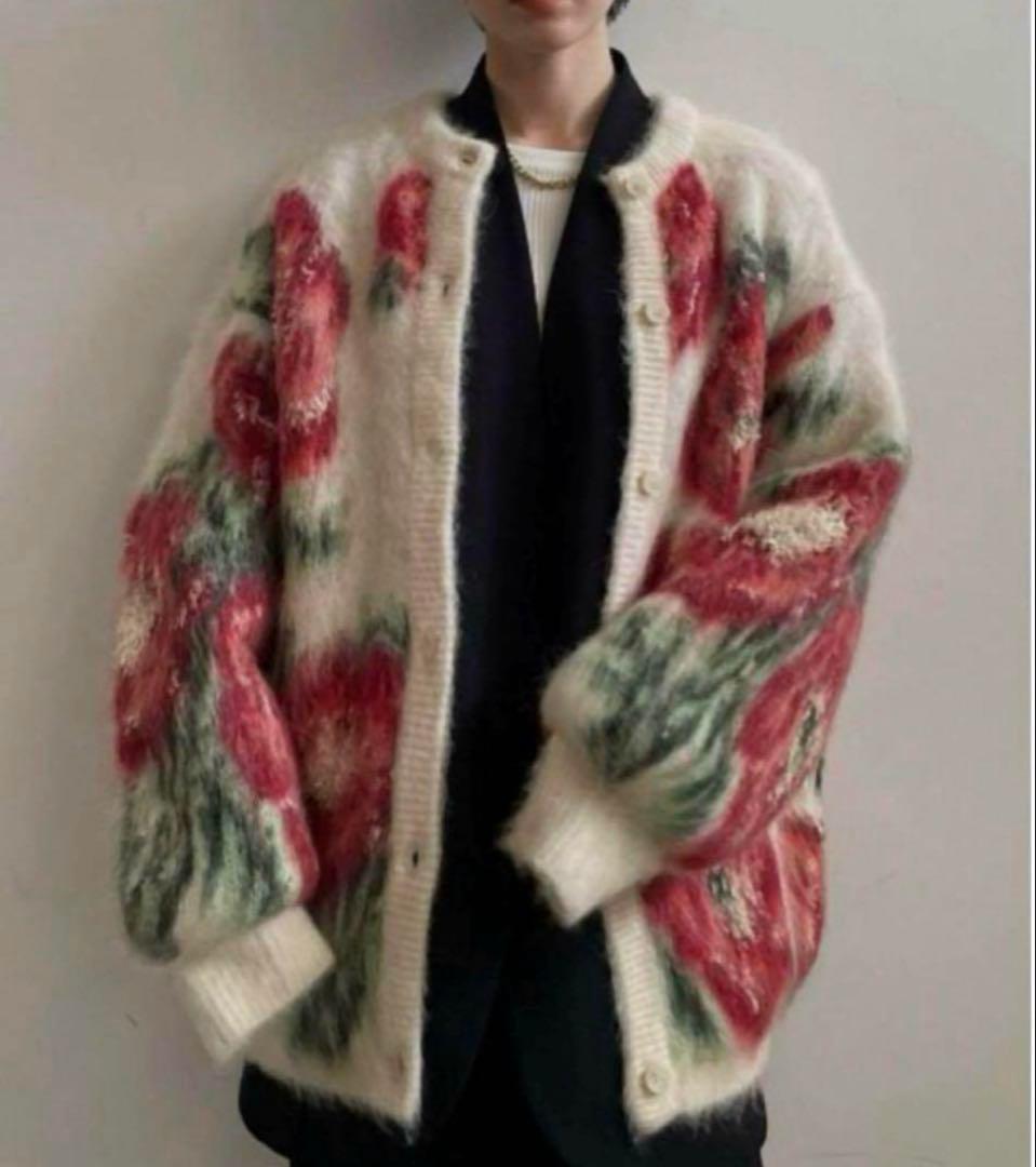 Ameri VERONICA JACQUARD KNIT CARDIGAN新品 - メルカリ