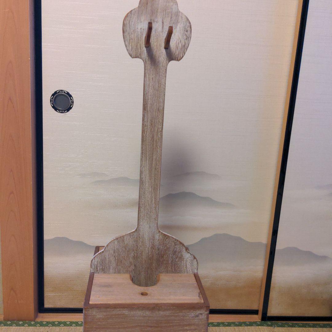 木製三味線スタンド - メルカリ