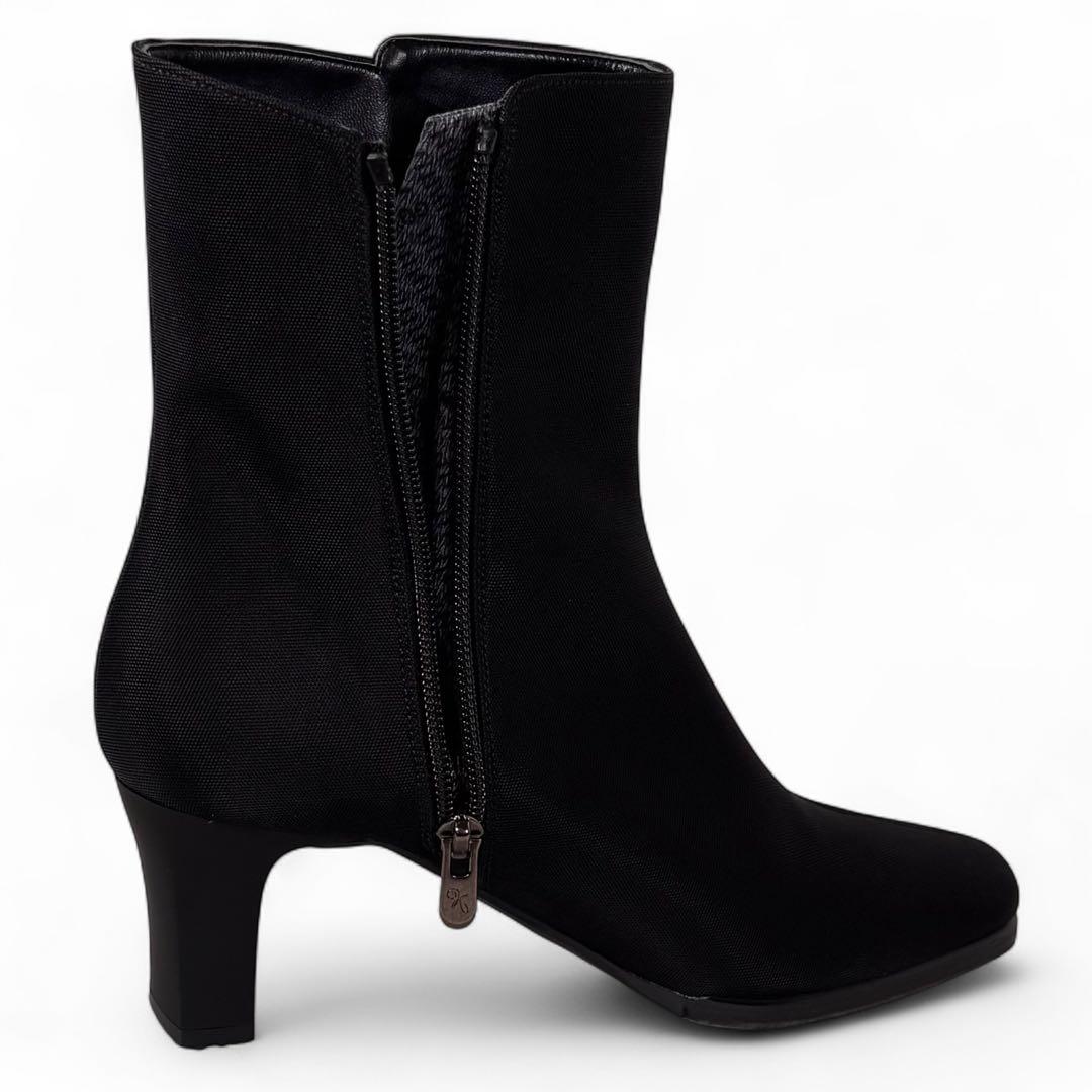 ほぼ新品 銀座カネマツ 23 ゴアテックス サイドジップ レインブーツ