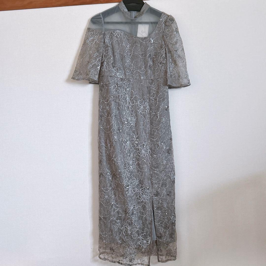 LEJA シアースパンコールベロアIラインワンピースドレス - メルカリ