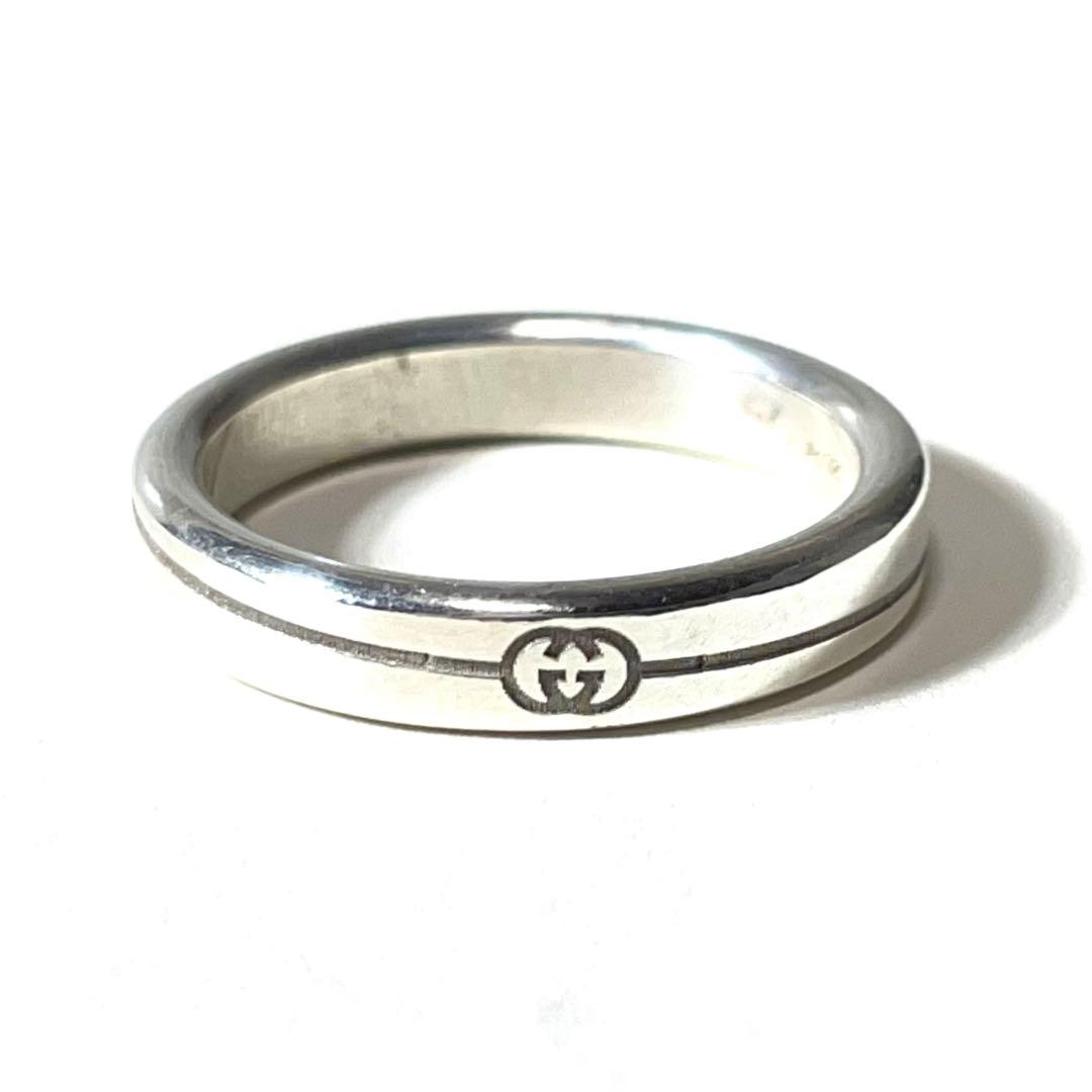 『GUCCI』　指輪 グッチ ダイアゴナル リング 18号 楽天市場】グッチ ダイアゴナル インターロッキングG リング シルバー