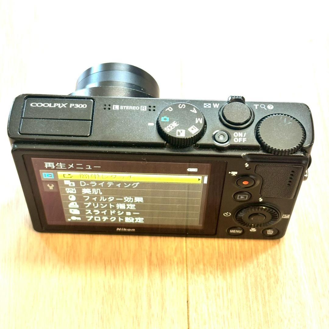 NikonデジタルカメラCOOLPIX P300 ブラック - メルカリ