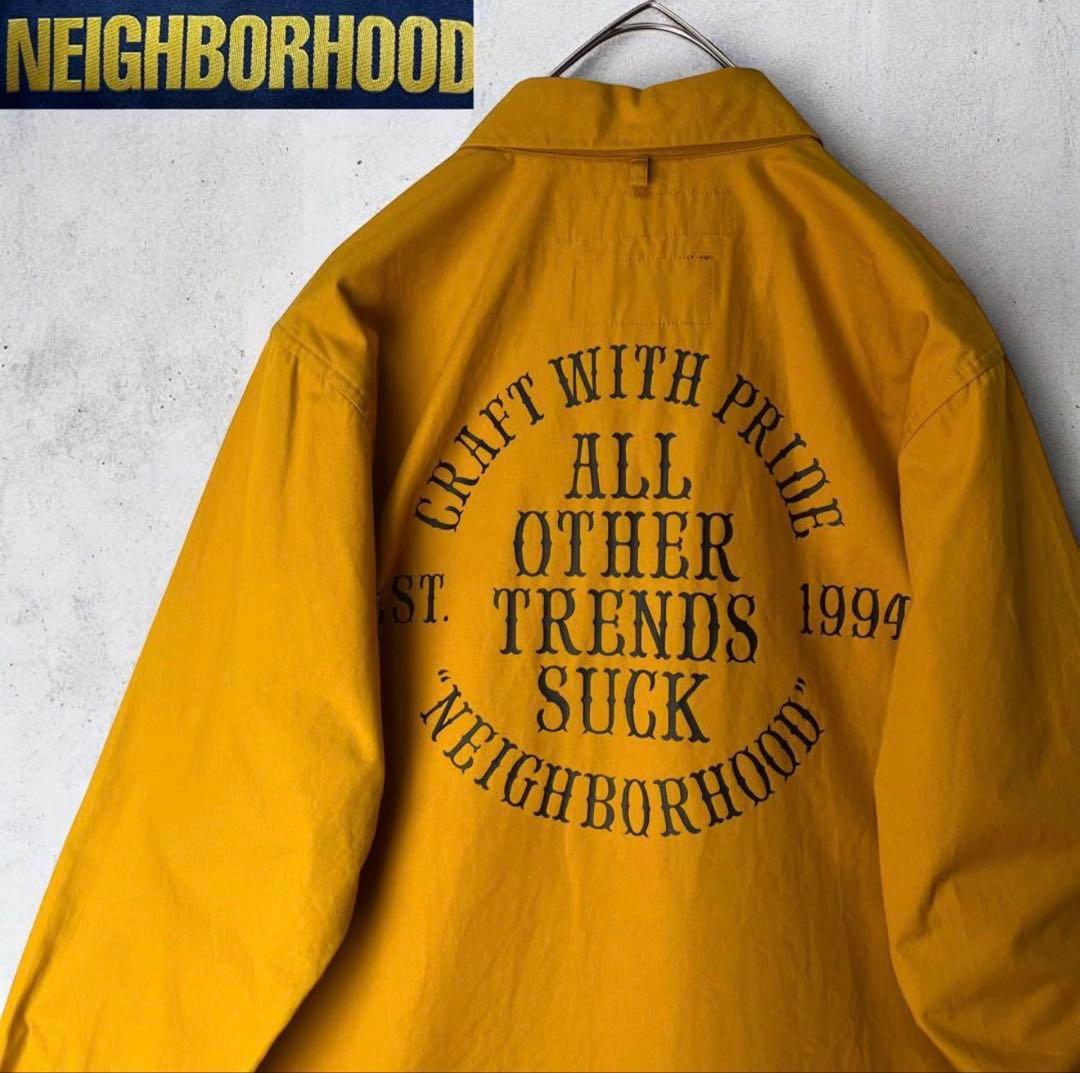 NEIGHBORHOOD マスタードイエローシャツ Sサイズ NEIGHBORHOOD ネイバーフッド シャツ NEIGHBORHOOD マスタードイエロー