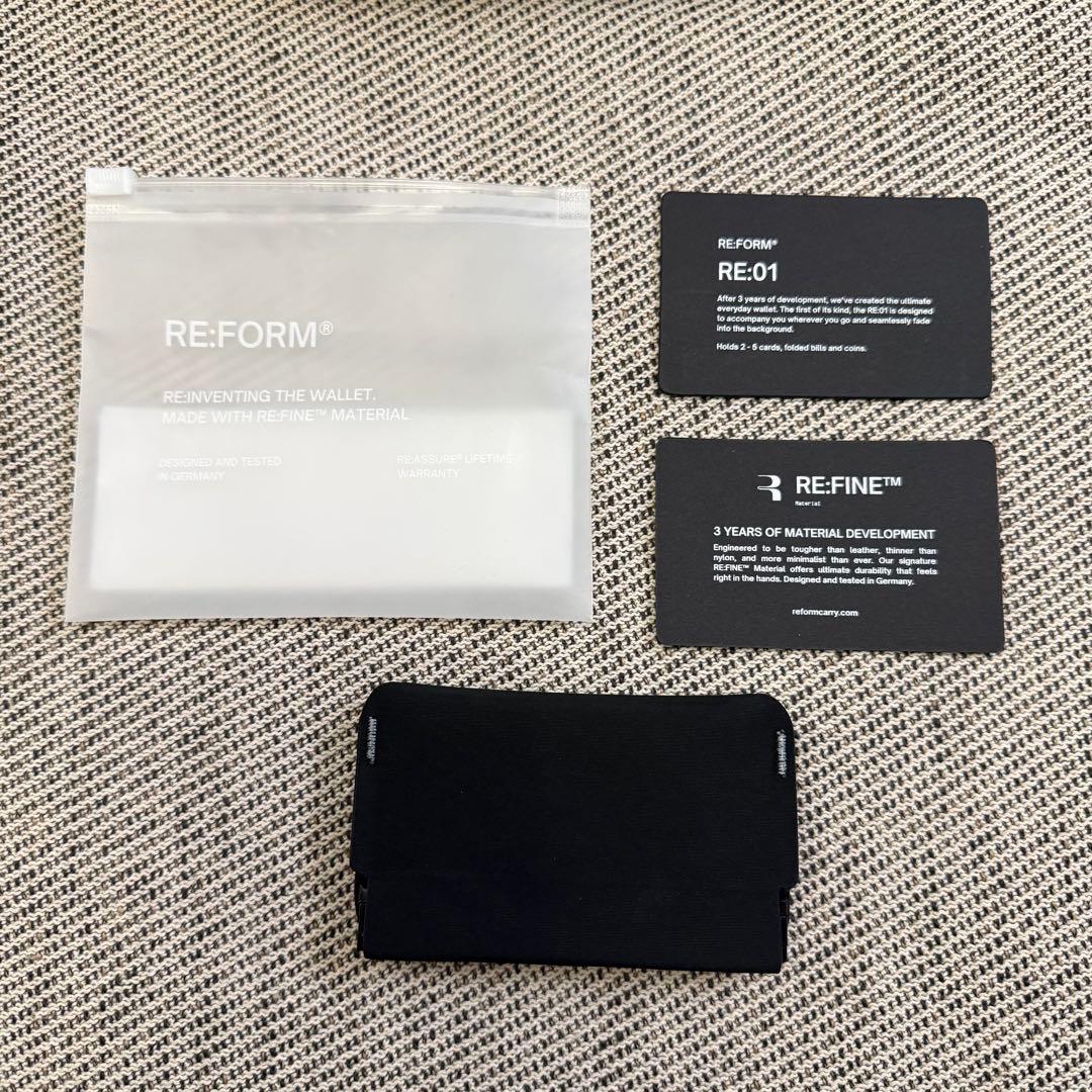 RE:FORM RE:01 COIN SLEEVE REFORM 財布  RE:01 COIN SLEEVE – RE:FORM®