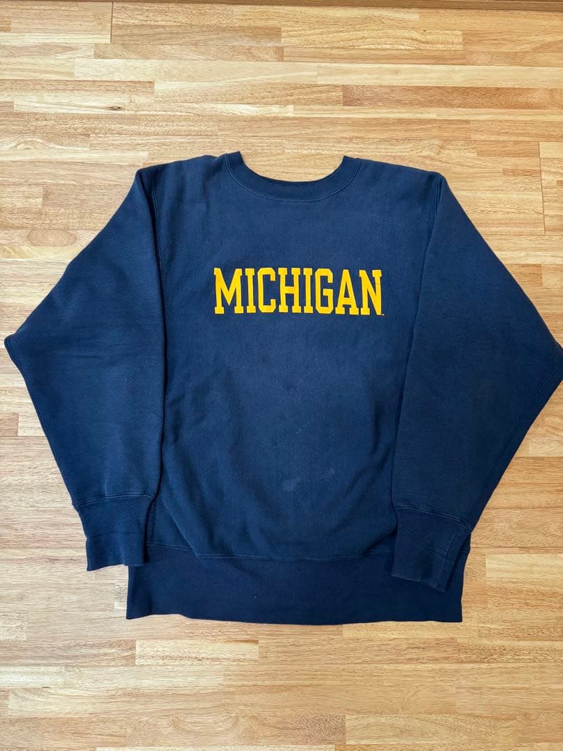 リ*カ様 刺繍タグChampion ミシガンreverse weave L90s 刺繍タグChampion ミシガンreverse weave L90s USA製