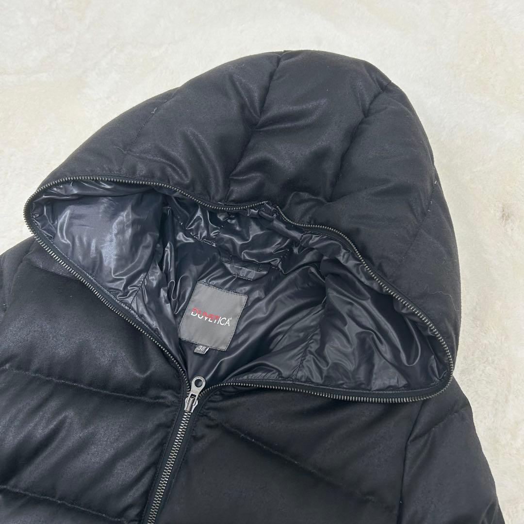 美品】井川遥着用 デュベティカ カシミヤ ダウンTHIADUE グレー 38