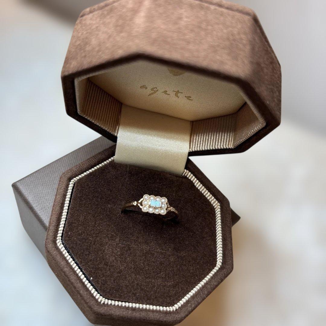 ル*ナ様 agete 10Kベビーパールリング　　15号 6月誕生石＞K10パールベビーリング｜リング｜アガット 公式オンライン