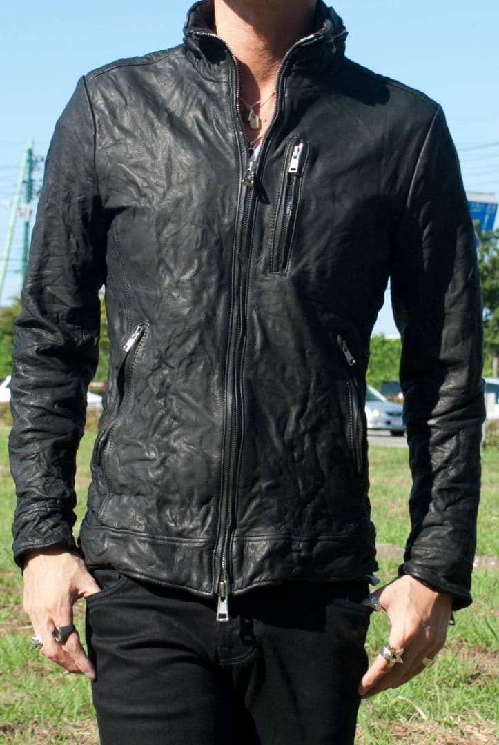 美品AKM / DIA STAND RIDERS B215-COW048サイズL美品AKM / DIA STAND