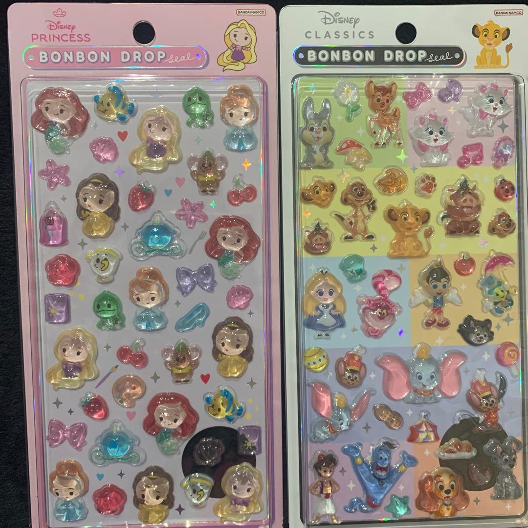 ボンボンドロップシール ディズニー 第二弾 8種 コンプリート 正規品