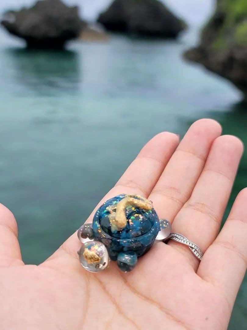 神の使い亀財運蛇病回復オルゴナイト 予約販売：2025年6月中 お届け予定】Good Night Series-Snake &