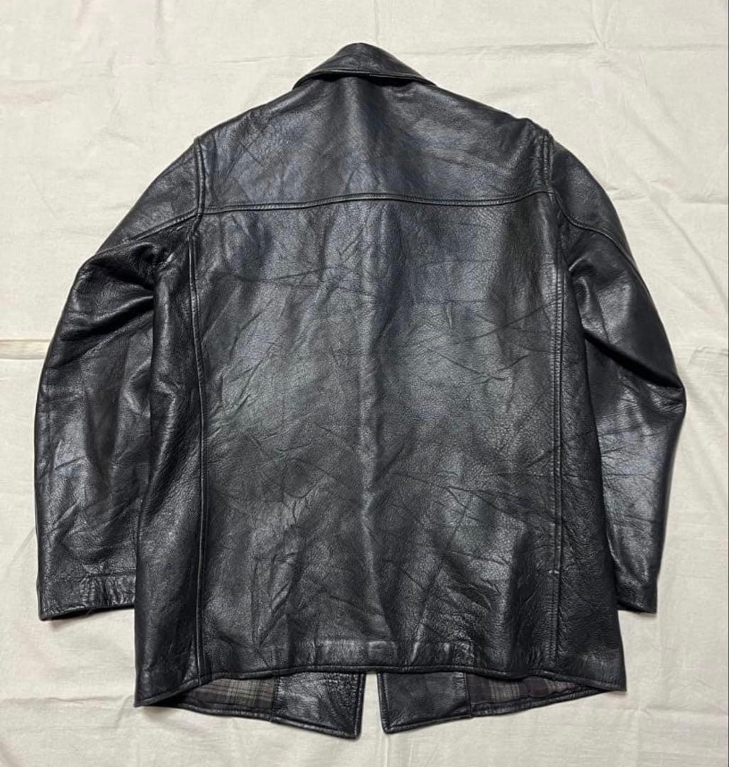 70s〜80sフレンチビンテージ レザーカーコート - メルカリ